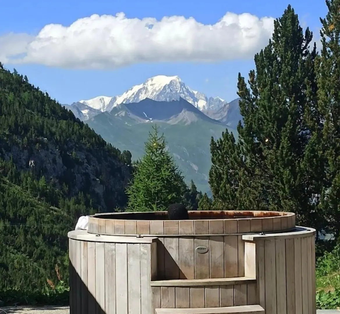 アパート Arc 1950 Ski In Ski Out And Spa- Newly Refurbished 153 Sources De Marie- 2 Bedroom , 2 Bathroom-Sleeps 4-6, Mont Blanc View From Every Window, Free Wifi Les Arcs