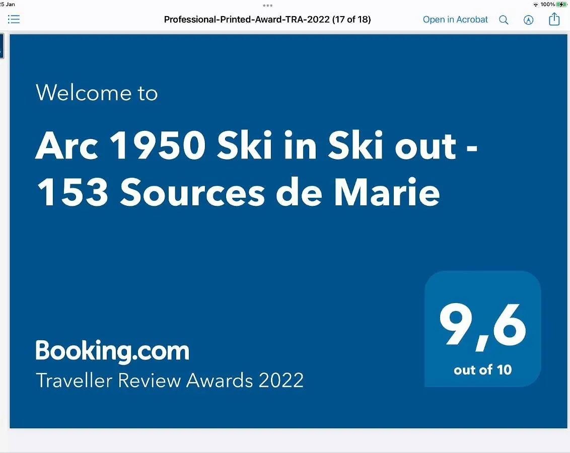 Arc 1950 Ski-In Ski-Out: Mont Blanc Views & Spa Retreat Les Arcs  0*, Les Arcs (Savoie)