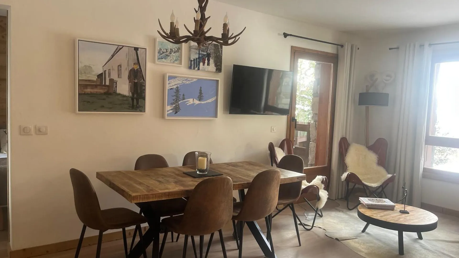 Apartment Arc 1950 Ski-In Ski-Out: Mont Blanc Views & Spa Retreat Les Arcs